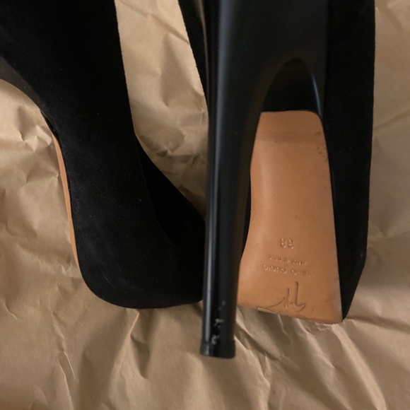 Giuseppe Zanotti black suede platform heels - Picture 7 of 10